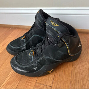 Nike Air Jordan Melo M4 Black Air Melo Carmelo Anthony Sneakers Men’s Size 10